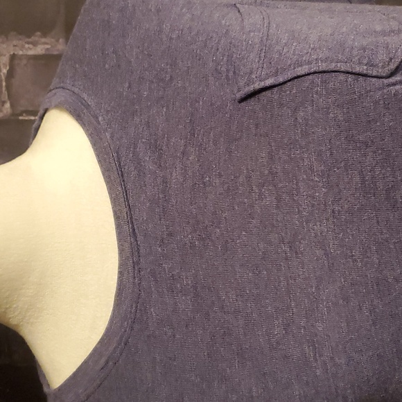 JESSICA SIMPSON LONG T-SHIRT MAXI FRONT POCKET DRESS - Picture 6 of 8